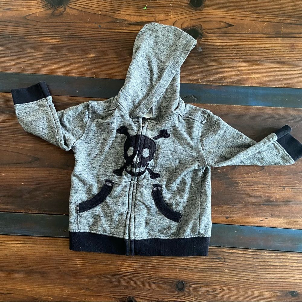 Amy Coe Skull Zip up Hoodie